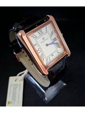 Brand New 40mm Pablo Raez Must Tank Leather Men's Watch